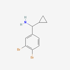 Cyclopropyl(3,4-dibromophenyl)methanamine