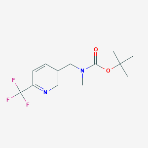 tert-Butyl methyl((6-(trifluoromethyl)pyridin-3-yl)methyl)carbamate