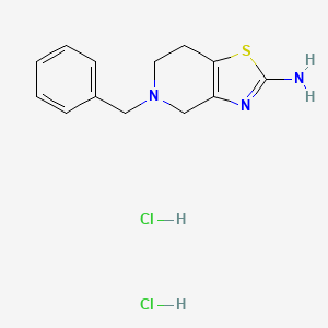 molecular formula C13H17Cl2N3S B12965590 5-Benzyl-4,5,6,7-tetrahydrothiazolo[4,5-c]pyridin-2-amine dihydrochloride 