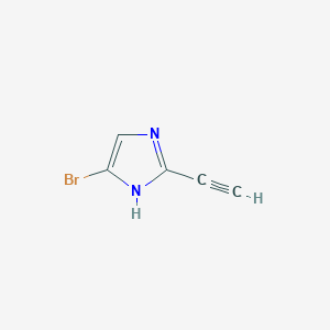 5-Bromo-2-ethynyl-1H-imidazole