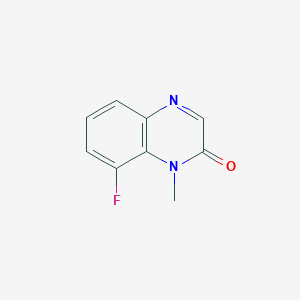 molecular formula C9H7FN2O B12965622 8-Fluoro-1-methylquinoxalin-2(1H)-one 