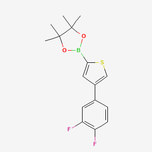 2-(4-(3,4-Difluorophenyl)thiophen-2-yl)-4,4,5,5-tetramethyl-1,3,2-dioxaborolane