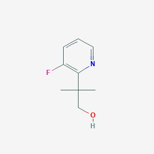 2-(3-Fluoropyridin-2-yl)-2-methylpropan-1-ol