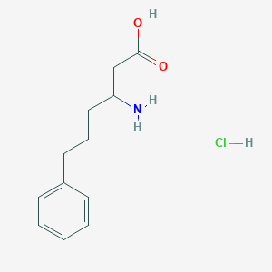 3-Amino-6-phenylhexanoic acid hydrochloride