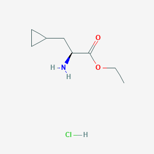 Ethyl (S)-2-amino-3-cyclopropylpropanoate hydrochloride