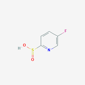 molecular formula C5H4FNO2S B12965761 5-Fluoropyridine-2-sulfinic acid 