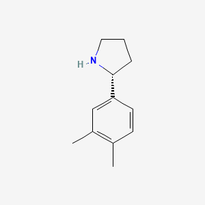 (R)-2-(3,4-Dimethylphenyl)pyrrolidine