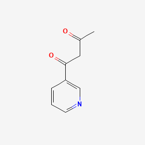 molecular formula C9H9NO2 B1296583 1-(Pyridin-3-yl)butane-1,3-dione CAS No. 3594-37-4
