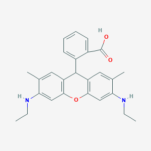 2-(3,6-Bis(ethylamino)-2,7-dimethyl-9H-xanthen-9-yl)benzoic acid