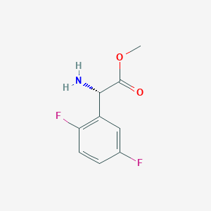 Methyl (S)-2-amino-2-(2,5-difluorophenyl)acetate