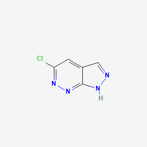 molecular formula C5H3ClN4 B12965903 5-chloro-1H-pyrazolo[3,4-c]pyridazine 