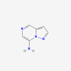 Pyrazolo[1,5-a]pyrazin-7-amine