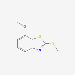 molecular formula C9H9NOS2 B12965929 7-Methoxy-2-(methylthio)benzo[d]thiazole 