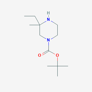 tert-Butyl 3-ethyl-3-methylpiperazine-1-carboxylate