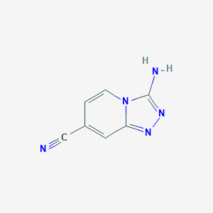 3-Amino-[1,2,4]triazolo[4,3-a]pyridine-7-carbonitrile