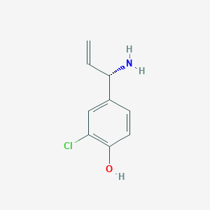 (S)-4-(1-Aminoallyl)-2-chlorophenol