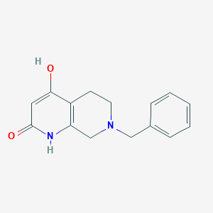 7-Benzyl-4-hydroxy-5,6,7,8-tetrahydro-1,7-naphthyridin-2(1H)-one