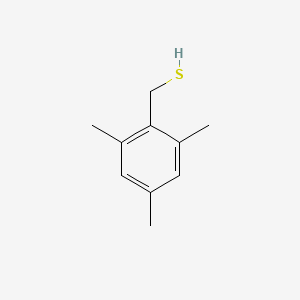 molecular formula C10H14S B1296597 2,4,6-三甲基苄基硫醇 CAS No. 21411-42-7