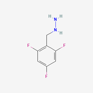 (2,4,6-Trifluorobenzyl)hydrazine