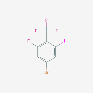 5-Bromo-1-fluoro-3-iodo-2-(trifluoromethyl)benzene