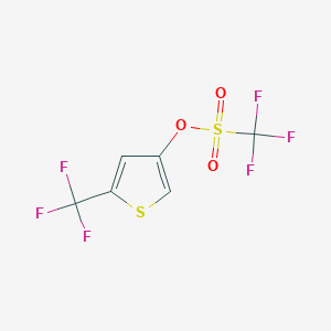 5-(Trifluoromethyl)thiophen-3-yl trifluoromethanesulfonate