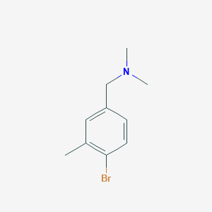 molecular formula C10H14BrN B12966049 1-(4-Bromo-3-methylphenyl)-N,N-dimethylmethanamine 