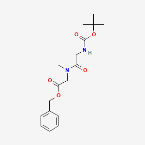 Benzyl N-((tert-butoxycarbonyl)glycyl)-N-methylglycinate