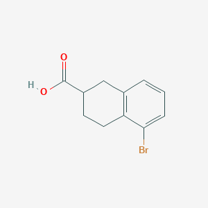 5-Bromo-1,2,3,4-tetrahydronaphthalene-2-carboxylic acid