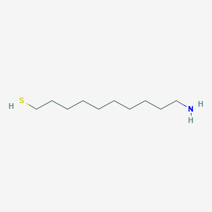 molecular formula C10H23NS B12966109 10-Aminodecane-1-thiol 