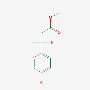 Methyl 3-(4-bromophenyl)-3-fluorobutanoate