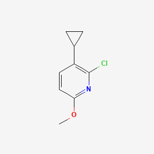 2-Chloro-3-cyclopropyl-6-methoxypyridine