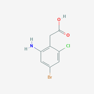 2-(2-Amino-4-bromo-6-chlorophenyl)acetic acid