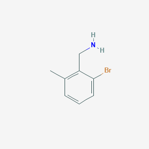 molecular formula C8H10BrN B12966143 (2-Bromo-6-methylphenyl)methanamine CAS No. 1001109-59-6