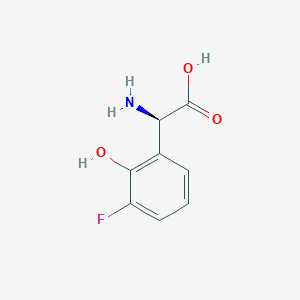 (R)-2-Amino-2-(3-fluoro-2-hydroxyphenyl)acetic acid