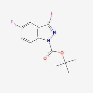 Tert-butyl 5-fluoro-3-iodo-1H-indazole-1-carboxylate