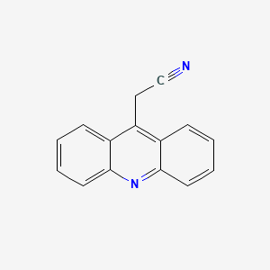 molecular formula C15H10N2 B12966199 2-(Acridin-9-yl)acetonitrile 