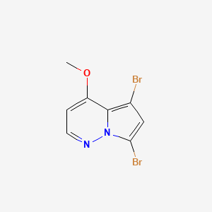 5,7-Dibromo-4-methoxypyrrolo[1,2-b]pyridazine