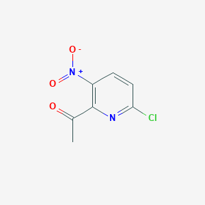 1-(6-Chloro-3-nitropyridin-2-yl)ethan-1-one