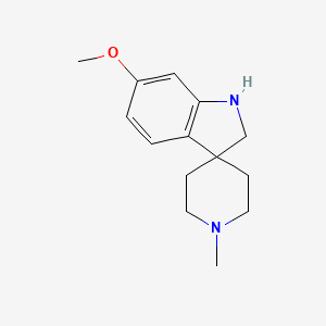 6-Methoxy-1'-methylspiro[indoline-3,4'-piperidine]