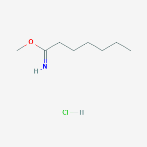 Methyl heptanimidate hydrochloride