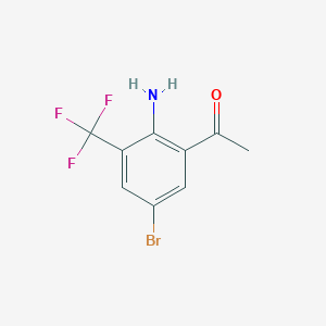 1-(2-Amino-5-bromo-3-(trifluoromethyl)phenyl)ethanone