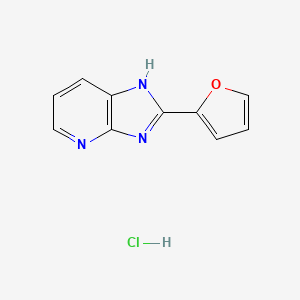 2-(Furan-2-yl)-1H-imidazo[4,5-b]pyridine hydrochloride