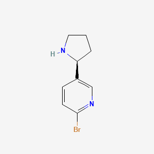 (S)-2-Bromo-5-(pyrrolidin-2-yl)pyridine