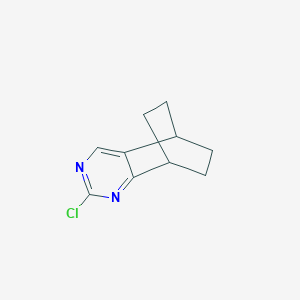 molecular formula C10H11ClN2 B12966391 2-Chloro-5,6,7,8-tetrahydro-5,8-ethanoquinazoline 