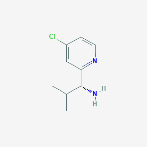 (R)-1-(4-Chloropyridin-2-yl)-2-methylpropan-1-amine