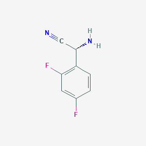 (R)-2-Amino-2-(2,4-difluorophenyl)acetonitrile