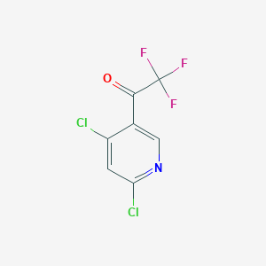 1-(4,6-Dichloropyridin-3-yl)-2,2,2-trifluoroethan-1-one