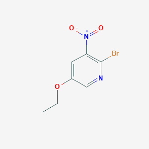 2-Bromo-5-ethoxy-3-nitropyridine