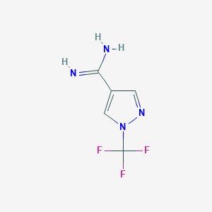 1-(Trifluoromethyl)-1H-pyrazole-4-carboximidamide