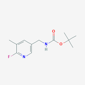 tert-Butyl ((6-fluoro-5-methylpyridin-3-yl)methyl)carbamate